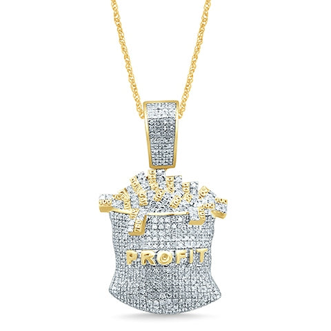 10K 0.76-0.79CT D-MONEY BAGS "PROFIT"