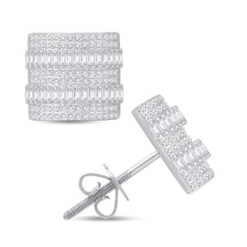 10KT White Gold 0.70 Carat Fashion Earrings-0126078-WG