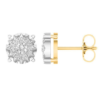 10KT Yellow Gold 0.33 Carat Fashion Earrings-0127146-YG