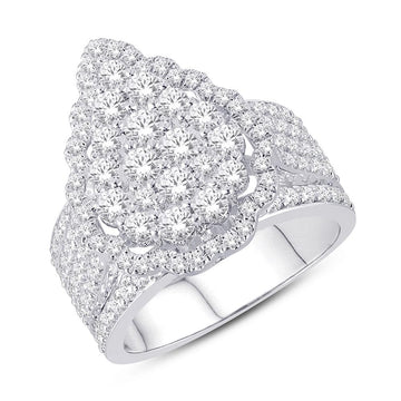 10KT White Gold 2.01 Carat Pear Ladies Ring-0228131-WG