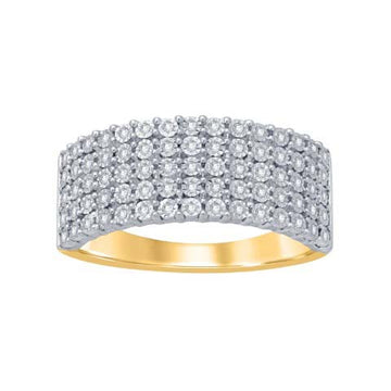 10KT Yellow Gold 0.20 Carat Ladies Ring-0229668-YG