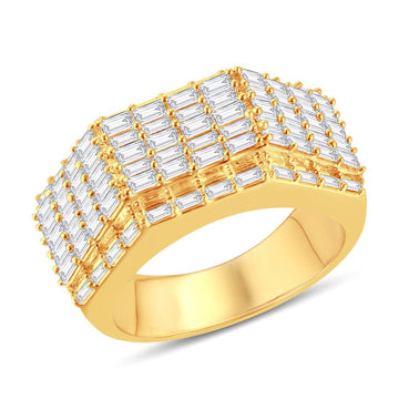 10KT All Yellow Gold 2.26 Carat 3D Fashion Mens Ring-0326926-ALY