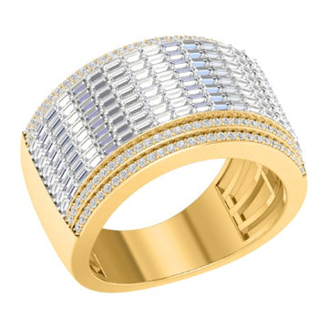 10KT Yellow Gold 1.72 Carat Classic Mens Ring-0327064-YG