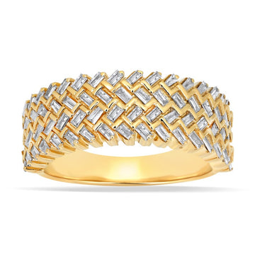 10KT Yellow Gold 0.96 Carat Fashion Mens Band-0650014-YG