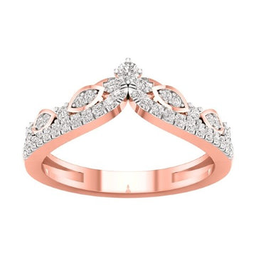 10KT Rose Gold 0.25 Carat Fancy Ladies Band-0727117-RG