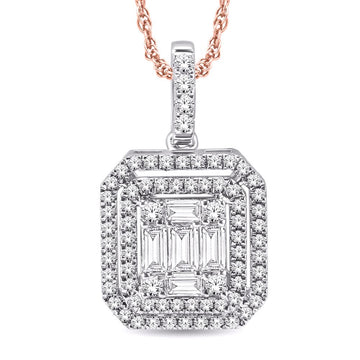 10KT Rose Gold 0.55 Carat Fashion Pendant-0825401-RG