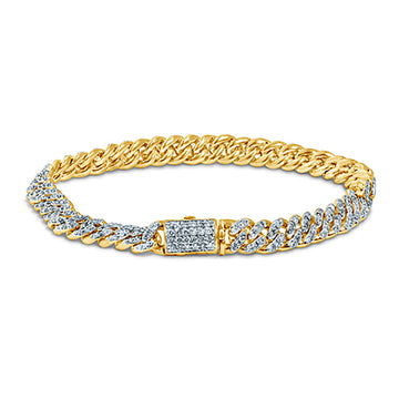 10K 4.25-4.45CT D- BRACELET