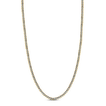 10KT 2.31-2.45CT D-NECKLACE "24INCH"