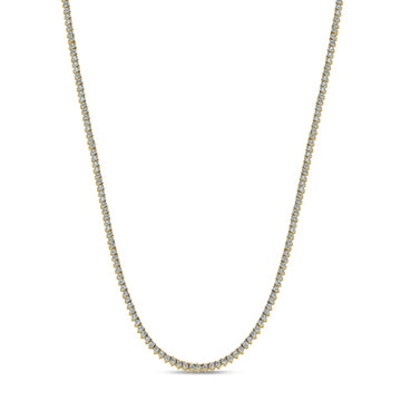 10KT  2.12-2.25CT D-NECKLACE "22inch"