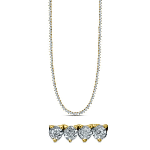 10KT 1.72-1.83CT D-NECKLACE