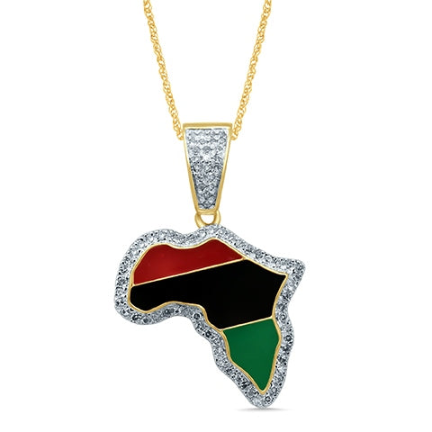 10K 0.19-0.22CT D-MAP "AFRICA"