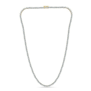 10KT 3.21- 3.29CT D-NECKLACE