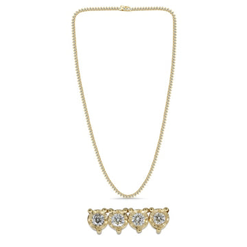 10K 8.52-8.81CT D- NECKLACE