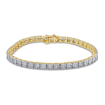 10KT 1.85-1.91CT D-BRACELET