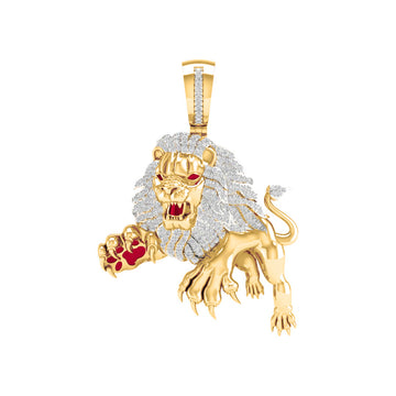 10KT Yellow Gold 0.50 Carat Lion Hiphop-1027010-YG