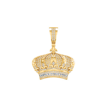 10KT Yellow Gold 0.75 Carat Crown Hiphop-1027012-YG