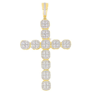 10KT Yellow Gold 1.00 Carat Cross Hiphop-1027040-YG