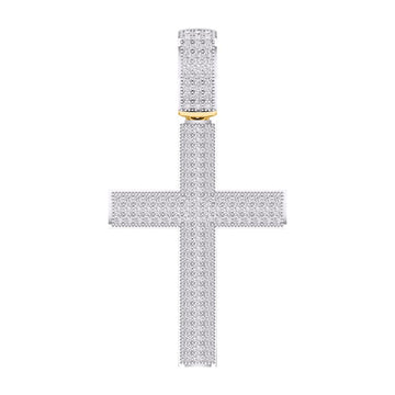 10KT Yellow Gold 0.42 Carat Cross Hiphop-1027131-YG