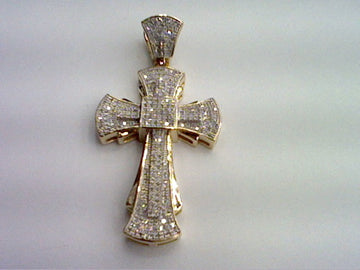 10K 0.45CT D-CROSS