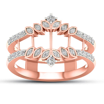 10KT Rose Gold 0.25 Carat Ring Guard-2027005-RG