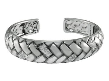 EFFY 925 EFFY 925 STERLING SILVER DIAMOND BANGLE