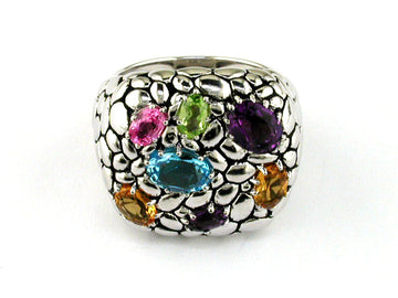 EFFY 925 STERLING SILVER MULTICOLOR RING