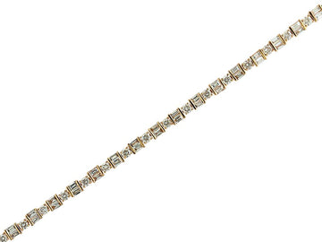 EFFY 14K YELLOW GOLD ,DIAMOND BRACELET