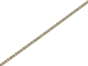 EFFY 14K YELLOW GOLD ,DIAMOND BRACELET