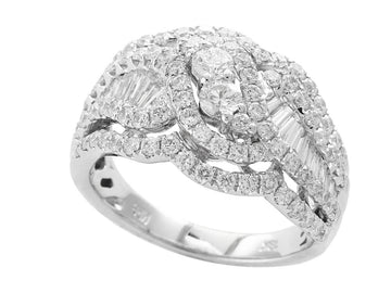 EFFY 18K WHITE GOLD  RING