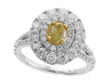 EFFY 18K WHITE and YELLOW GOLD  RING