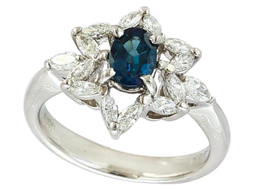 EFFY PLATINUM ,ALEXANDRITE RING