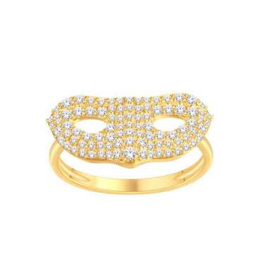 10KT White Gold 0.56 Carat Eye Mask Ladies Ring-0226082-WG