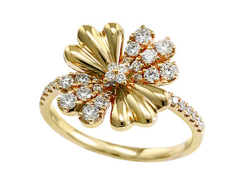 EFFY 14K YELLOW GOLD DIAMOND RING