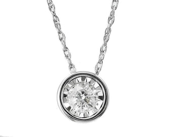 EFFY 925 SILVER DIAMOND PENDANT