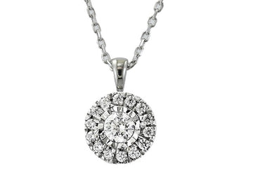 EFFY 925 SILVER DIAMOND PENDANT